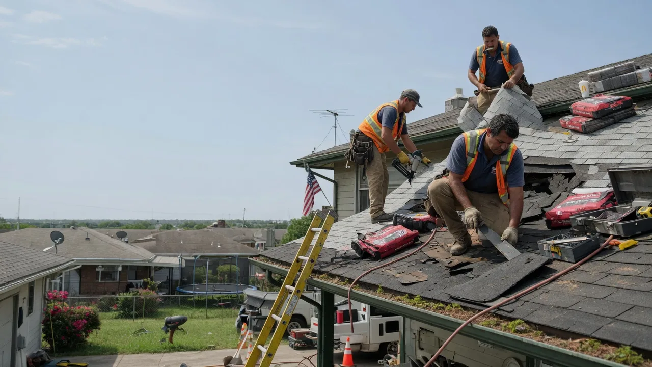 Roof Repair in Byars, OK near me